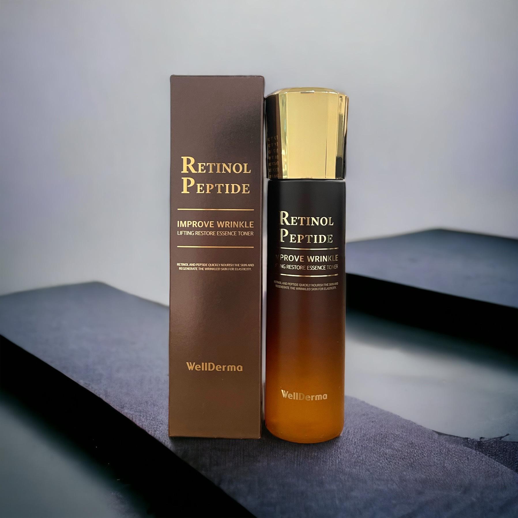 1 Toner nâng cơ WellDerma Retinol Peptide 150ml Mã SP001417