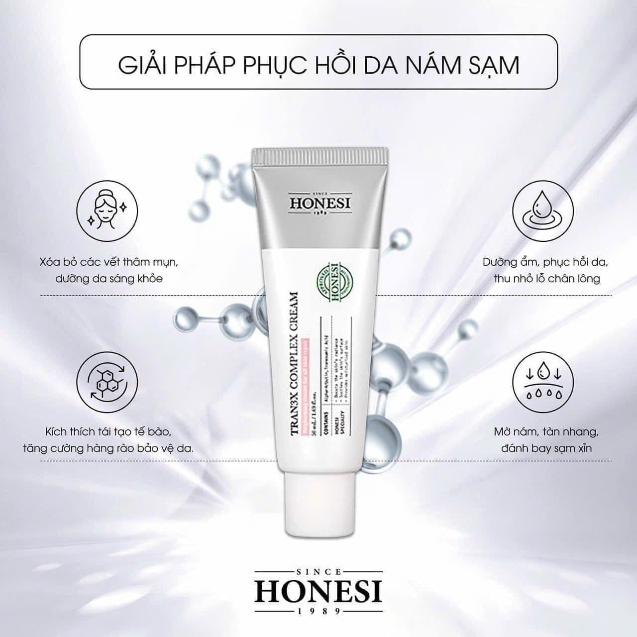 Kem dưỡng Nám Honesi Tran3x complex SP001327