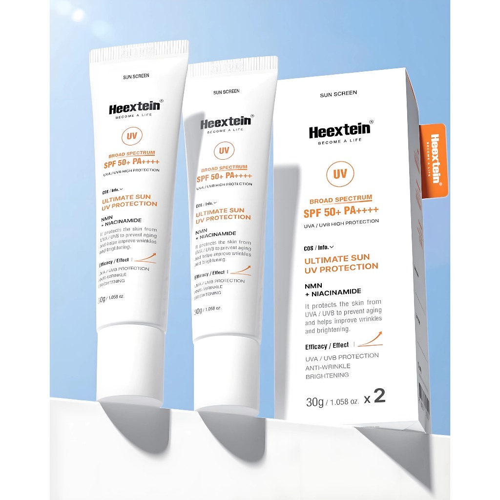 Hộp 2 tuýp kem chống nắng HEEXTEIN ULTIMATE SUN UV PROTECTION  SP001575