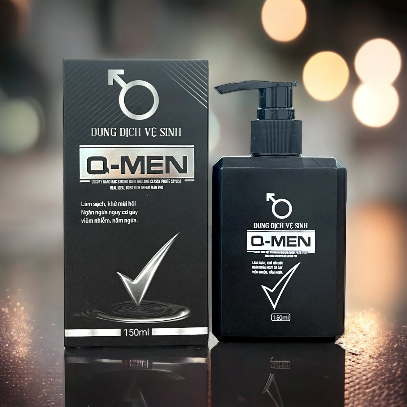 1 Hộp dung dịch vệ sinh Q-Men 150ml Mã SP001406