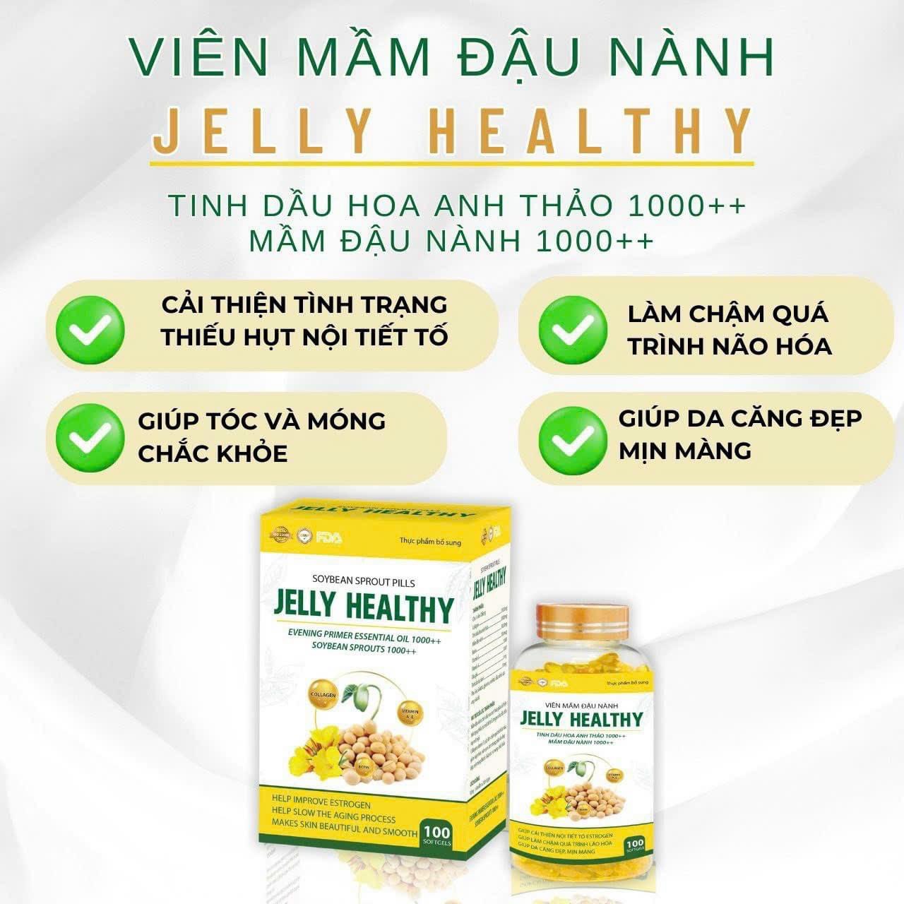 Viên Mầm Đậu Nành jelly healthy  SP001646