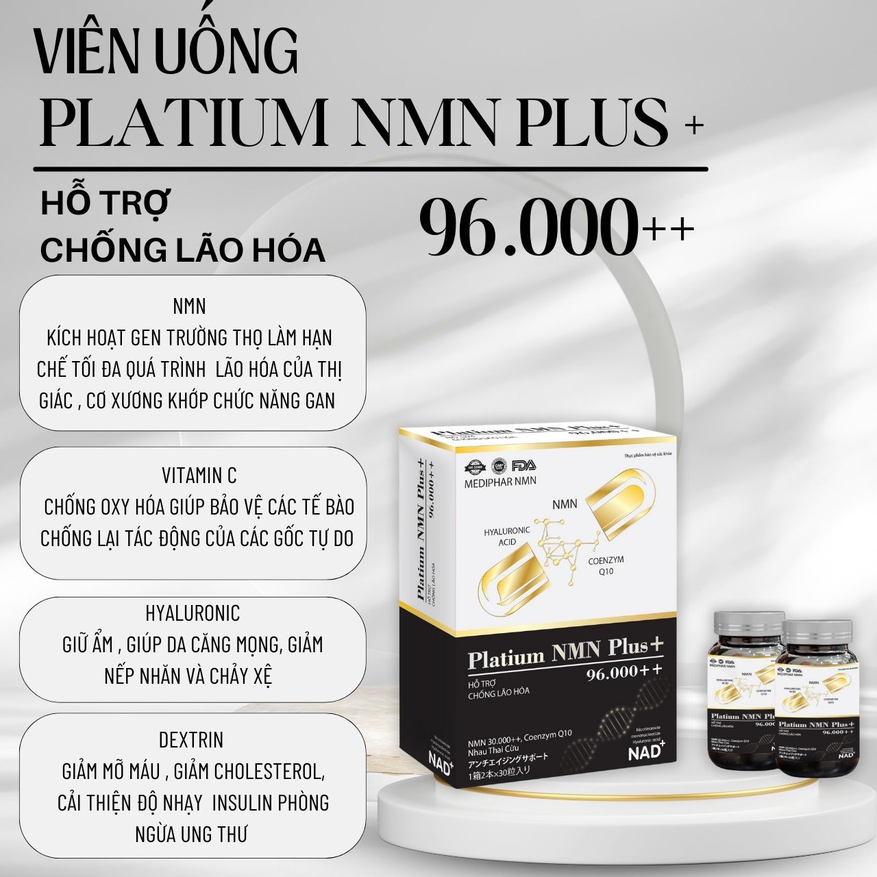 Viên Uống NMN MEDIPHAR 96000 SP001671